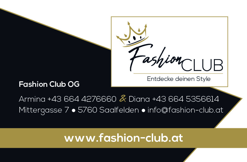 Visitenkarte Fashion Club