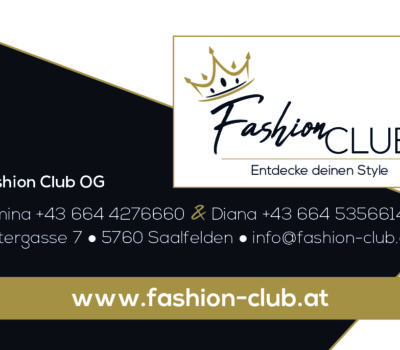 Visitenkarte Fashion Club