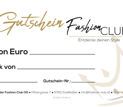 Gutschein Fashion Club