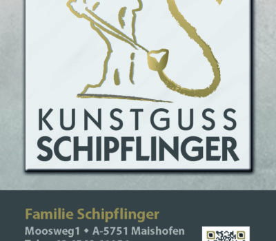 Aufkleber Kunstguss Schipflinger