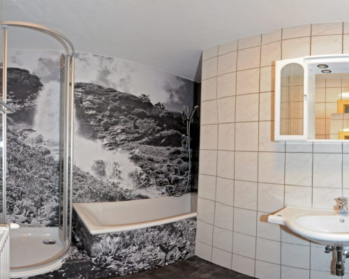 Badezimmer Pension Forsthaus