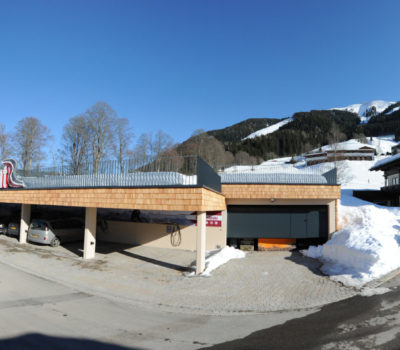 Winteraufnahme Panorama Hotel Unterellmau