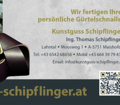 Inserate Kunstguss Schipflinger