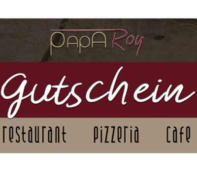 Gutschein Papa Roy