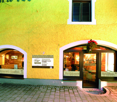 Außenbeschriftung Restaurant zum Griechen