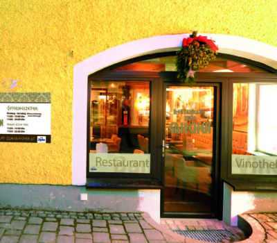 Außenbeschriftung Restaurant zum Griechen