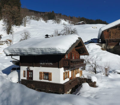 Winteraufnahme Chalet Glemtal