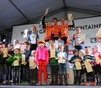 World Games of Mountainbiking Siegerehrung Fotografie