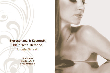 Folder Bioresonanz & Kosmetik Angela Schratl