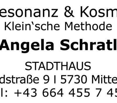 Stempel Bioresonanz & Kosmetik Angela Schratl