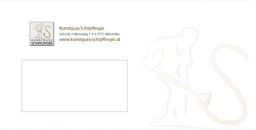 Kuvert Kunstguss Schipflinger