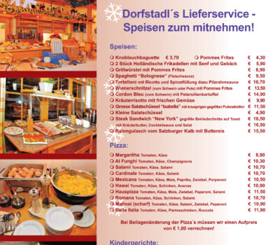 Flyer Dorfstadl